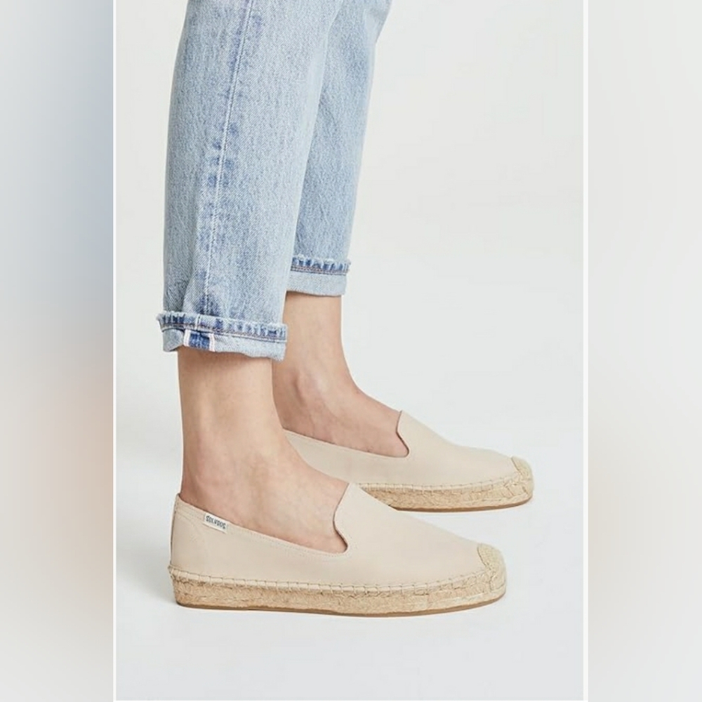 Soludos Platform Smoking Slipper Safari Size 9 - Picture 2 of 15